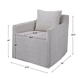 Accent Chairs & Armchairs Welland Swivel Chair // Gray