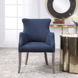 Accent Chairs & Armchairs Yareena Blue Wing Chair