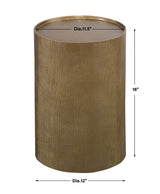 Accent Table Adrina Drum Accent Table