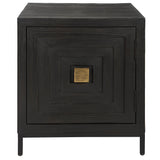 Accent Table Aiken Geometric Cabinet / End Table