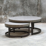 Accent Table Aiyara Gray Nesting Tables, S/2