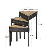 Accent Table Akito Swivel Nesting Table
