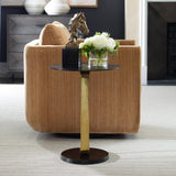 Accent Table Aperture Brass Accent Table