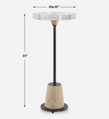 Accent Table Arthur Crystal Drink Table