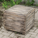 Accent Table Avner Wooden Cube Table