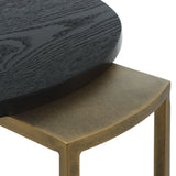 Accent Table Aztec Wood Nesting Tables, Set/2