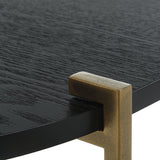 Accent Table Aztec Wood Nesting Tables, Set/2