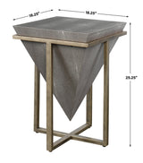 Accent Table Bertrand Shagreen Accent Table