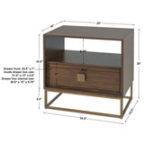 Accent Table Bexley Walnut Side Table