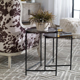 Accent Table Burnett Dark Nickel Nesting Tables, S/2