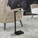 Accent Table Butler Black Accent Table