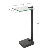 Accent Table Butler Black Accent Table