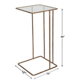 Accent Table Cadmus Gold Accent Table