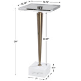 Accent Table Campeiro Brass Drink Table