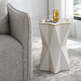 Accent Table Capella White Accent Table