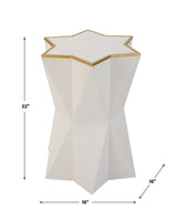 Accent Table Capella White Accent Table