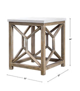 Accent Table Catali Stone End Table