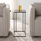 Accent Table Cavern Stone & Iron Accent Table