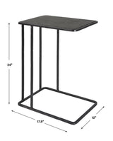 Accent Table Cavern Stone & Iron Accent Table