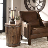 Accent Table Ceylon Wine Barrel Side Table
