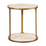Accent Table Clench Brass Side Table