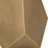 Accent Table Comet Geometric Bronze Accent Table