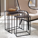 Accent Table Coreene Iron Nesting Tables S/3