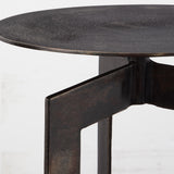Accent Table Deltoid Gunmetal Accent Table