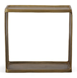 Accent Table Derwent Antique Brass Side Table
