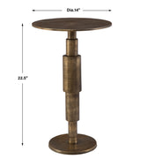 Accent Table Descend Gold Accent Table