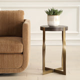 Accent Table Drew Brass Accent Table