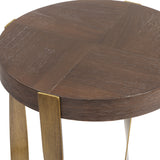 Accent Table Drew Brass Accent Table
