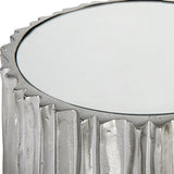 Accent Table Echo Modern Drink Table // Nickel