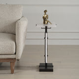 Accent Table Elements Bubble Glass Accent Table