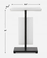 Accent Table Elements Bubble Glass Accent Table