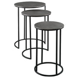 Accent Table Erik Metal Nesting Tables // Set of 3