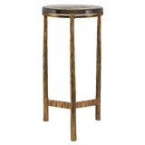 Accent Table Eternity Brass Accent Table
