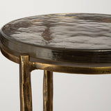 Accent Table Eternity Brass Accent Table