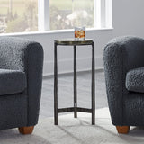 Accent Table Eternity Iron & Glass Accent Table