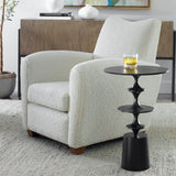 Accent Table Flight Textured Accent Table // Black