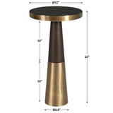 Accent Table Fortier Black Accent Table