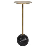 Accent Table Gimlet Brass Drink Table