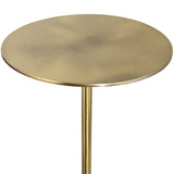 Accent Table Gimlet Brass Drink Table
