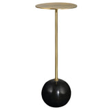 Accent Table Gimlet Brass Drink Table