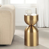 Accent Table Golden Vessel Modern Accent Table