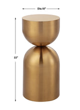 Accent Table Golden Vessel Modern Accent Table