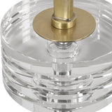 Accent Table Groove Crystal Drink Table