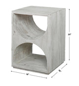 Accent Table Hans White Side Table