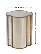 Accent Table Harlow Mirrored Accent Table