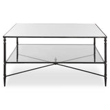 Accent Table Henzler Mirrored Steel Coffee Table